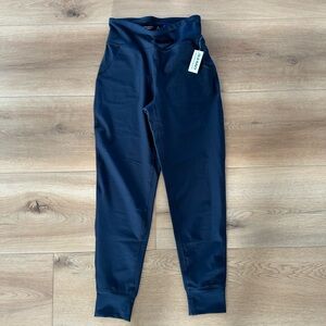 Girls High-Waisted Powersoft Joggers - Navy - Size L